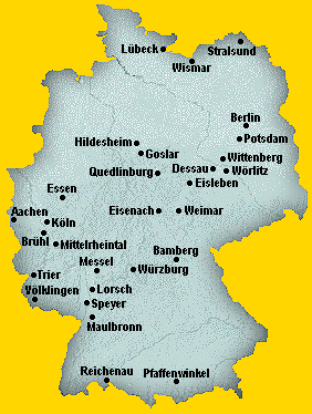 Unesco Weltkulturerbesttten in Deutschland